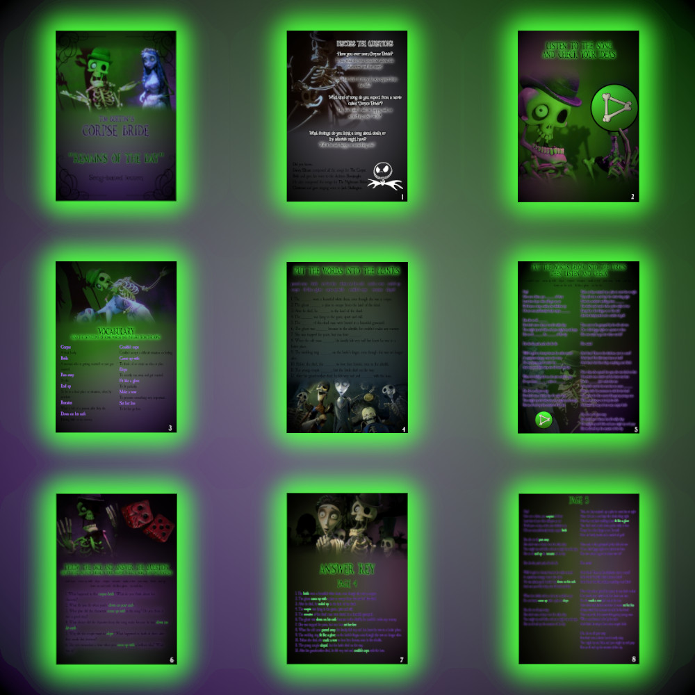 Урок по песне "Remains of the Day" из мультфильма "Труп Невесты" | First Image