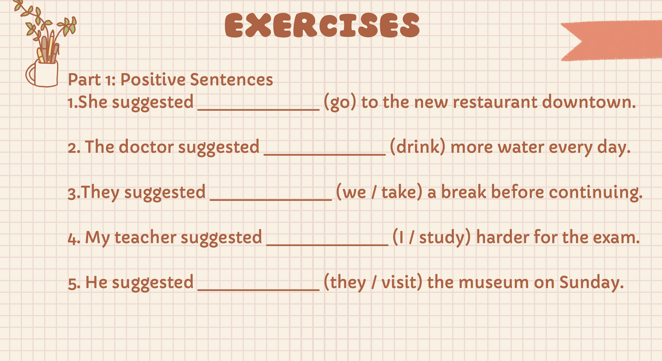 HOW TO USE THE VERB "SUGGEST" | Third Image