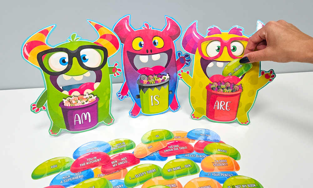 Monsters. To be: am / is / are | Second Image