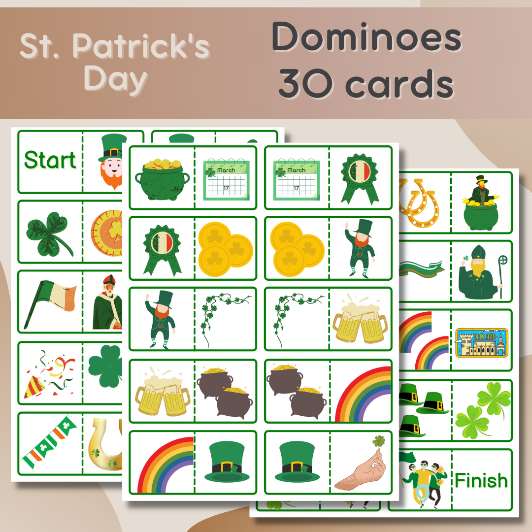 St. Patrick's Day. BINGO, DOMINOES | Second Image
