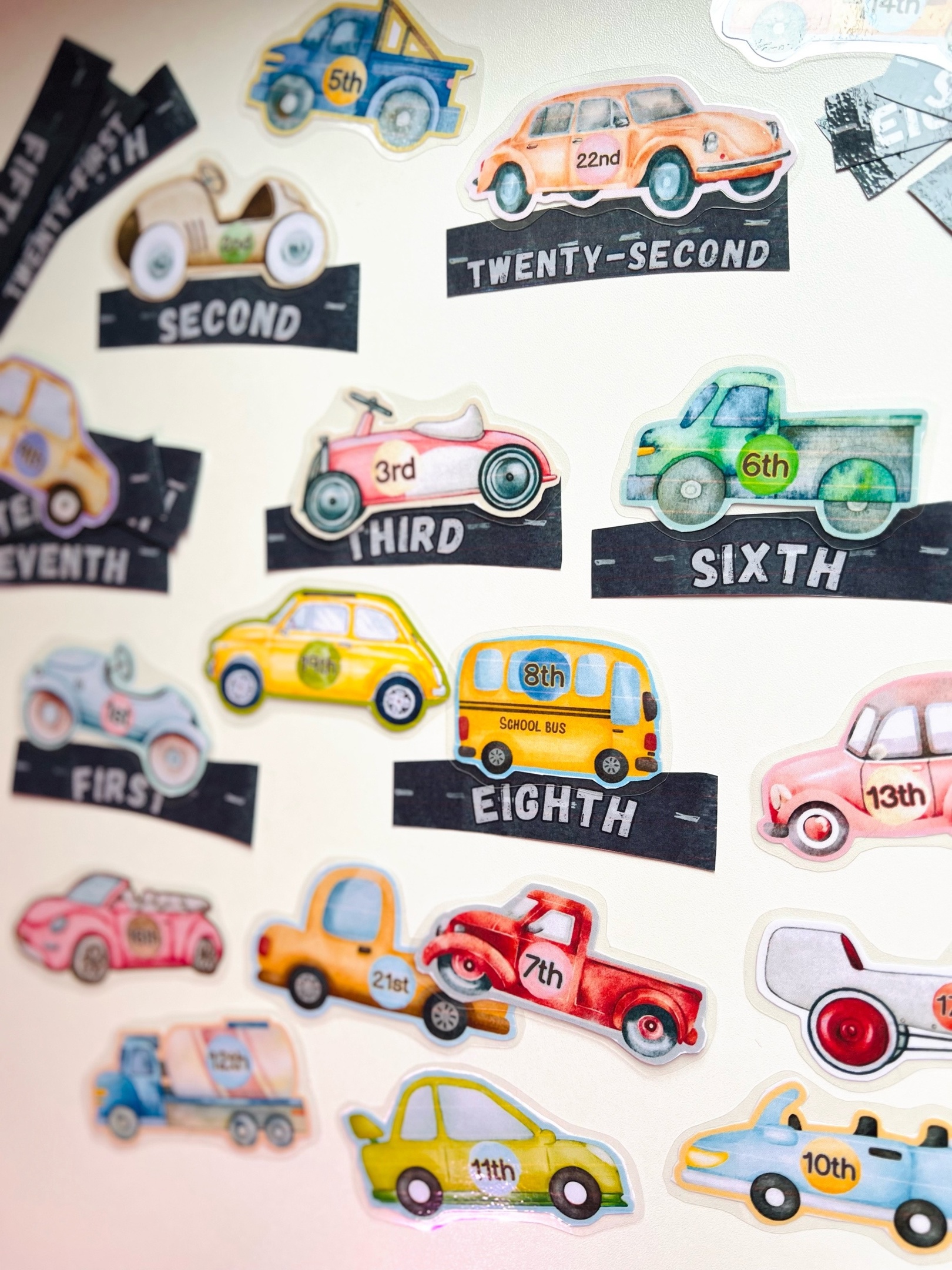 Ordinal Numbers - Matching Game | Second Image