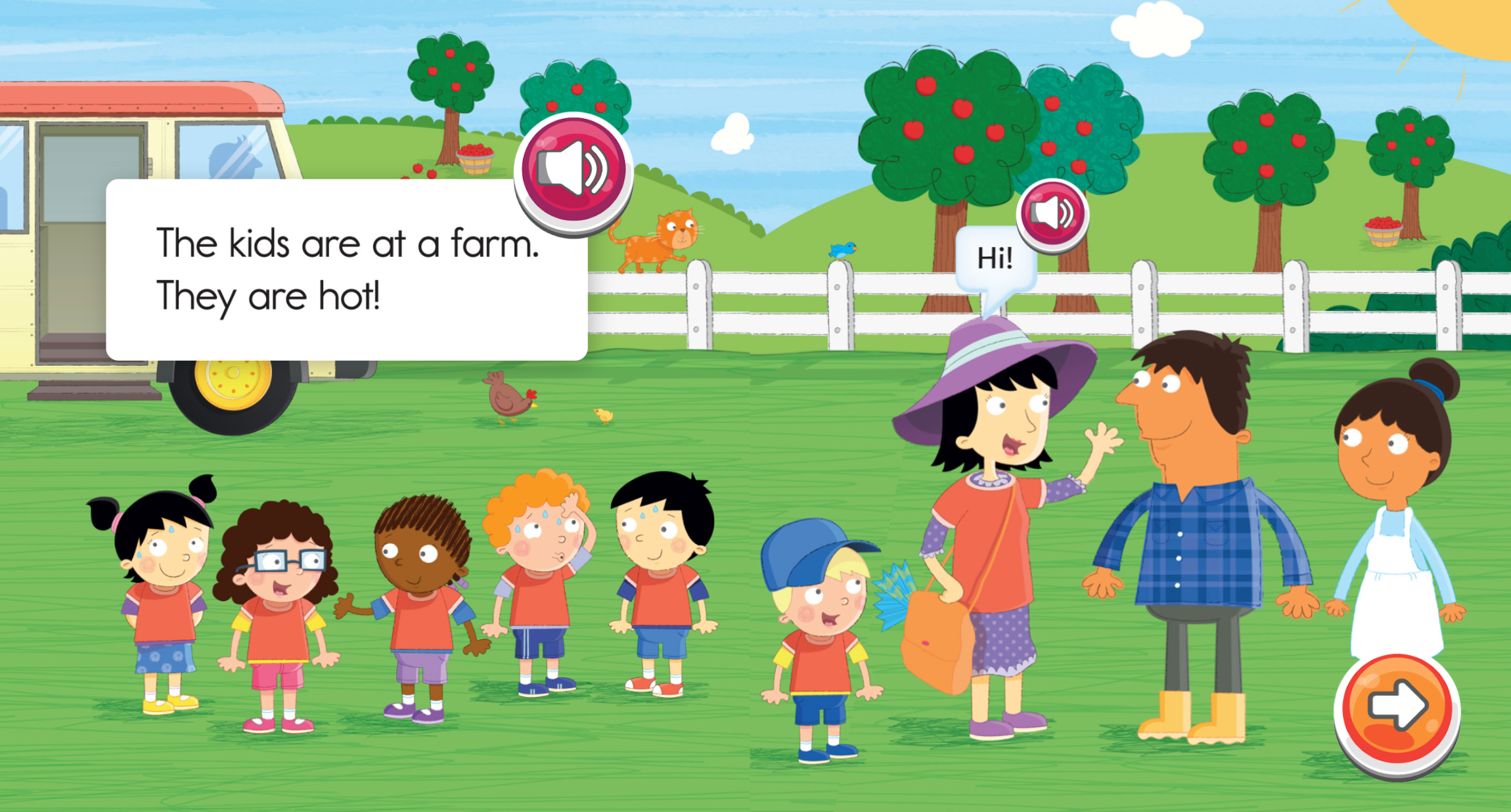 "At the Farm" Oxford Phonics World Readers Level 2 | First Image