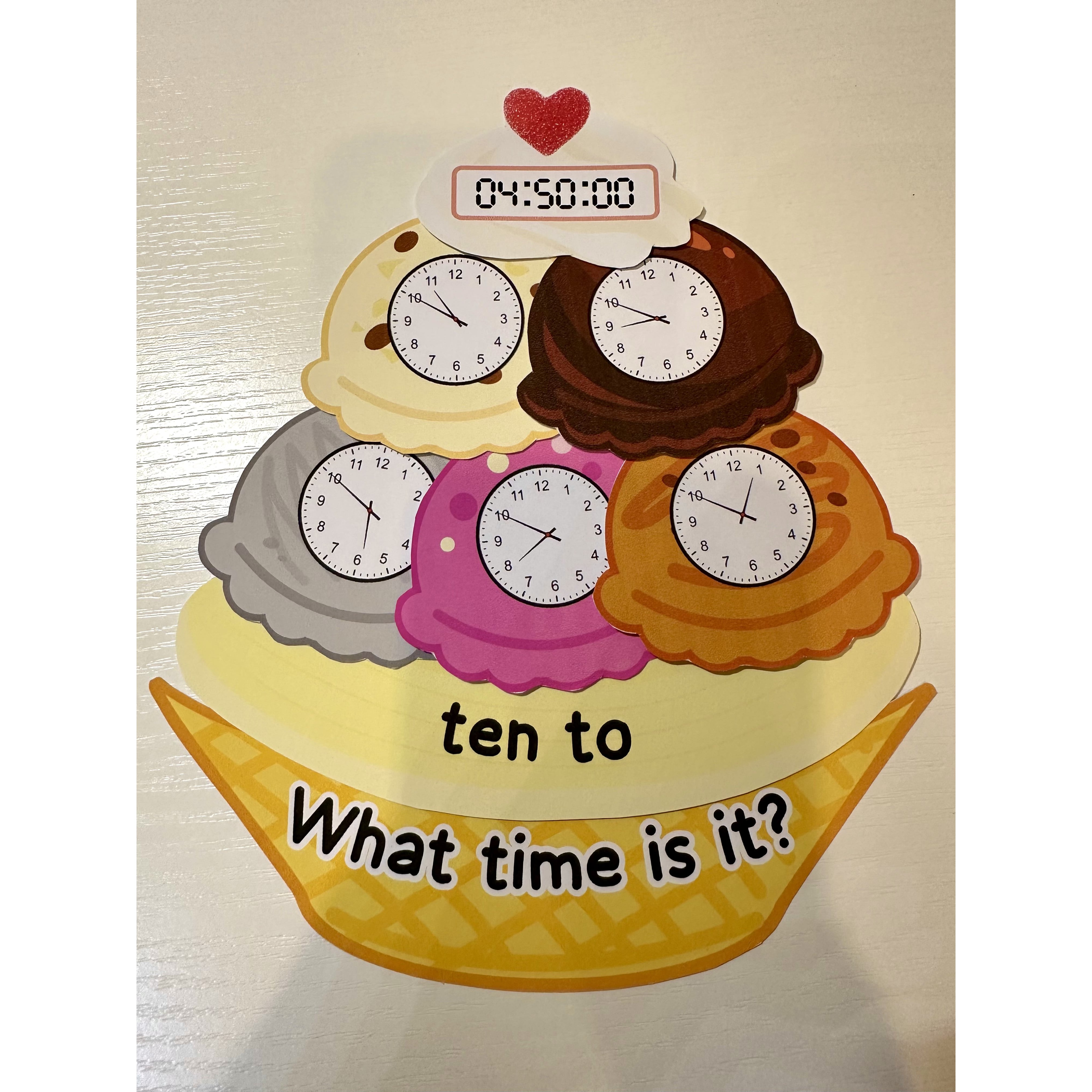 Banana Split: telling the time (сортер + домино) | First Image
