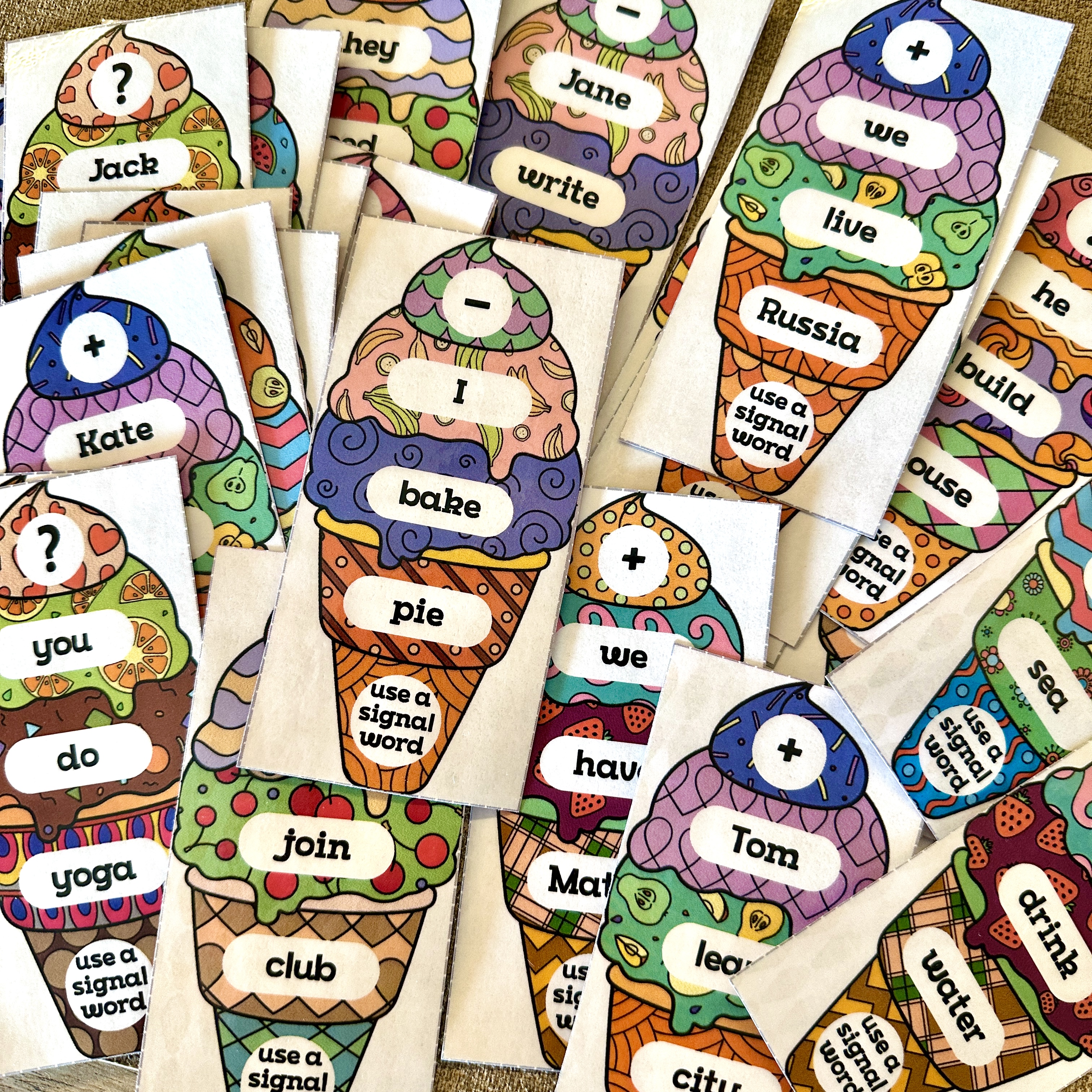 Тренажёр составления предложений во всех временах | First Image