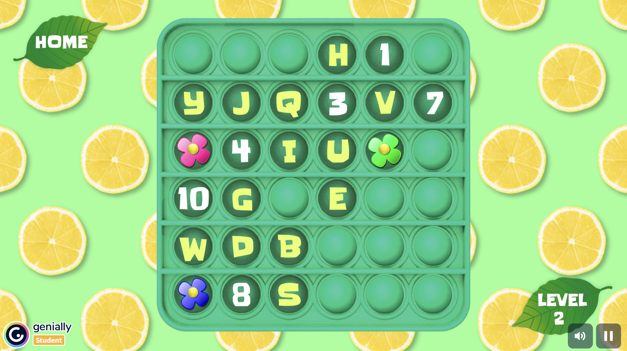 POP IT: ABC, numbers 1-10, colours на Genially | Third Image