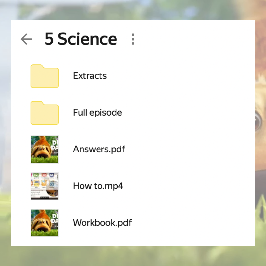 Интерактивный воркбук Dug Days (Science) А2 | First Image